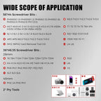 100in1 Multifunction Ratchet Screwdriver Set Multi Magnetic Bits Mini Repair Tool Kit Household Tool For PC & Desk Etc.