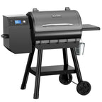 LCD Control Wood Pellet Smoker Grill, 456 SQ. IN Cook Area, Pellet Grill with Auto Feed