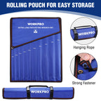 10pcs 72-Teeth Extra Long Ratcheting Wrench Set Metric 8-19 mm