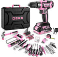 20V Cordless Power Drill Tool Box with Battery