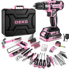 20V Cordless Power Drill Tool Box with Battery