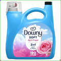 Liquid Laundry Fabric Softener and Conditioner, April Fresh Scent, 140 fl oz, 190 Loads