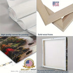 Modern Horizontal Abstract Art Deco Canvas Poster