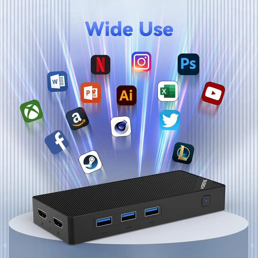 MOREFINE M10 Mini PC Alder Lake N100 Portable Computer