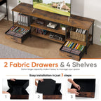 Wooden Tv Stand For Up To 75 Inch TV