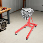 Engine Stand, Folding Rotating Engine Support, 2000lbs Torin Steel Stand, Adjustable Mounting Arm, 6 Swivel Wheels, Rustproof Epoxy Finish, For Car Truck Motor Engine Repair Rebuild, Workshop Garage Maintenance Tool
