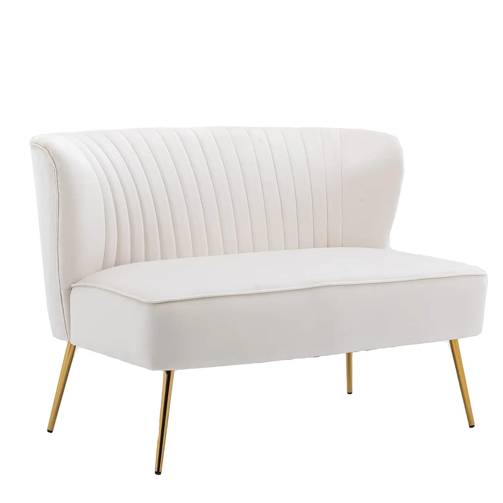 Velvet Couch Modern Loveseat Sofa Twin Size Contemporary Sofas Upholstered with Contemporary Velvet Upholstered Sofa Couch for L