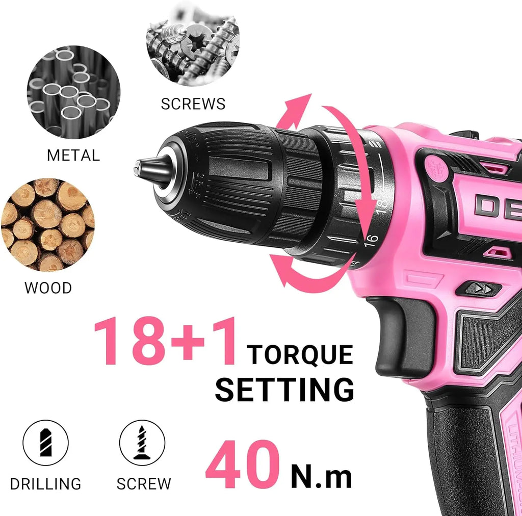 20V Power Drill Set