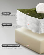 Overstuffed Large Manual Recliner Glider