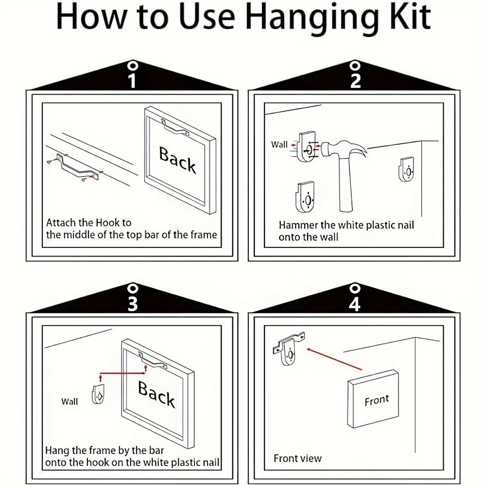 Modern Horizontal Abstract Art Deco Canvas Poster