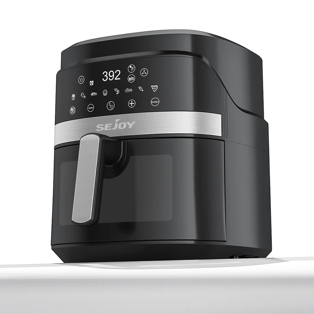 Sejoy Air Fryer 8-in-1,6 Quart Electric Hot Fryer Oven Oilless Cooker,Roast, Bake, Plus Bake,Dehydrate, and Keep Food Warm