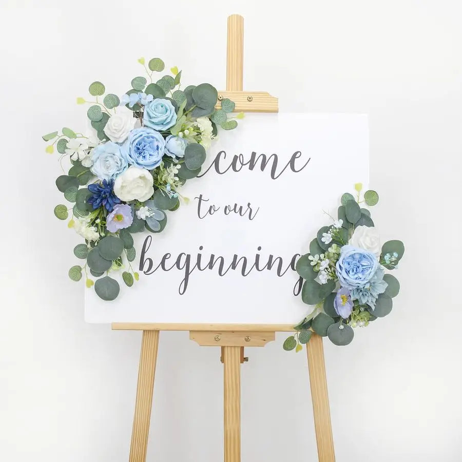 Welcome Easel Door Decor Wall swags for Reception