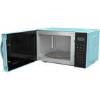 Microwave Oven with Oversized Display, Blue