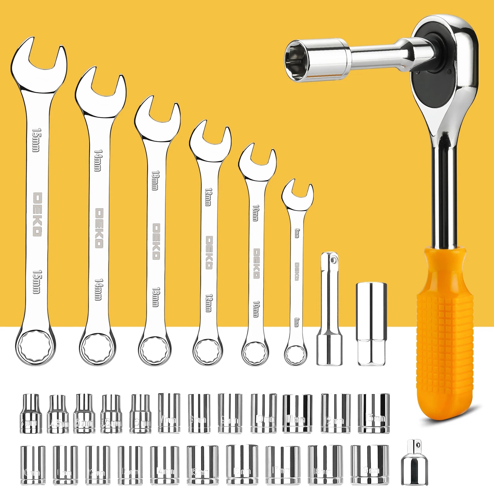 228Pcs Combination Tool Kit with Plastic Toolbox Storage Case