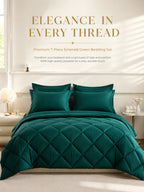 5pcs/7pcs Twin Full Queen King Bedding Sets Home Decor Comforter Flat Sheet Fitted Sheet Pillowcases Sleeping Sets