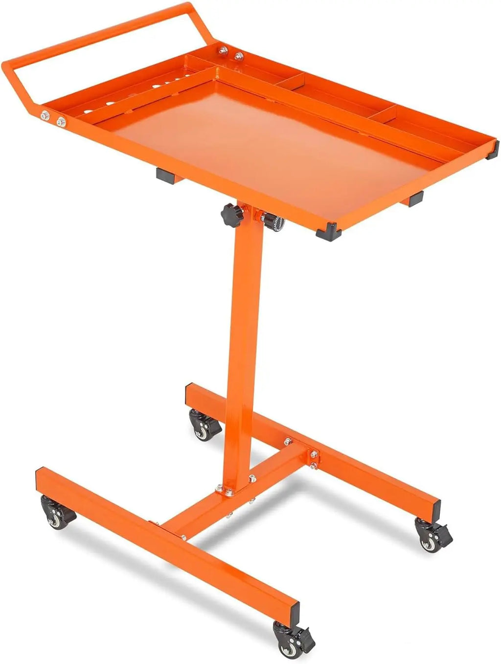 Mobile Work Table with Adjustable Height – 300Lbs Capacity