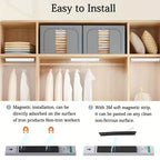 Under Cabinet Lights 1/3/5/6pcs, Motion Sensor Rechargeable  Battery Operated