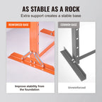 Hydraulic Shop Press 6/12T H-Frame Adjustable Hydraulic Floor Press w/ Plates Heavy Duty