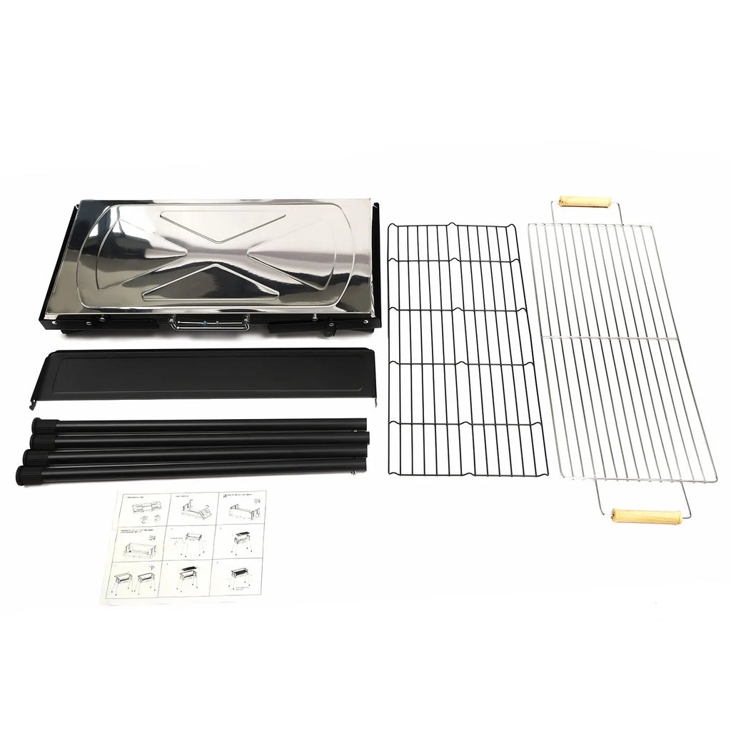 Stainless Steel Folding Portable BBQ