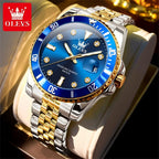 Men's Original Waterproof Automatic Date Rotation Ring Luxury Brand Diving Quartz