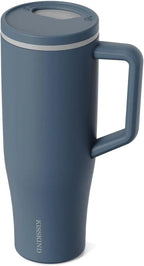 40 oz Insulated Tumbler with Handle, Straw & Leakproof Design