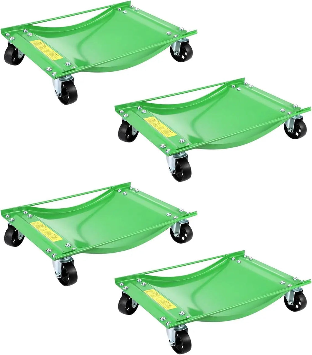 10000LBS Heavy Duty Vehicle Dolly for Moving Car with 3.5 Inch Steel Wheels