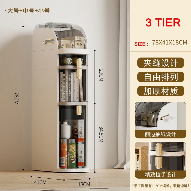 Multi-Layer Bathroom Storage Cabinet Rack