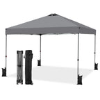 10x10ft One Push Setup Pop Up Canopy, Portable Outdoor Sun Shelter