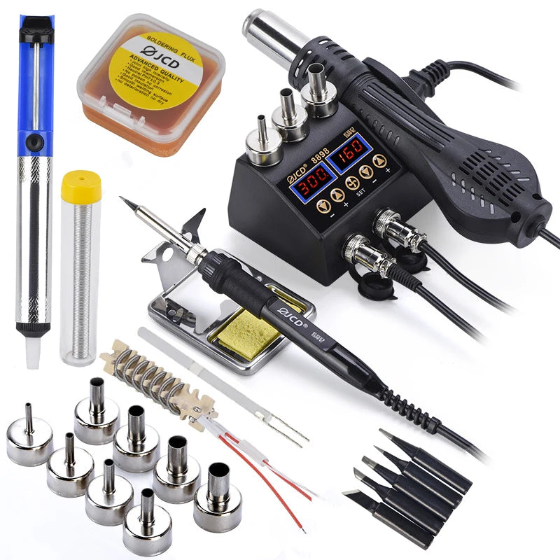 750W Soldering Station 2 in 1 LCD Digital display