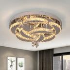 Luxury Crystal Chandelier Modern Led, Dimmable
