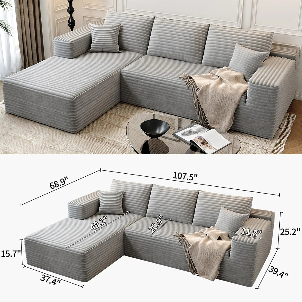Cloud Module sofa, a sofa set that can be easily assembled in the living room