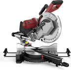 12-Inch Dual-Bevel Sliding Compound Miter Saw, 3800RPM, 0-45°, 15 Amp