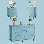 6 Drawer Dresser and Night Stand Sets for Bedroom