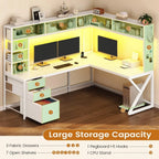 Corner Computer Desk Convertible 94.5 Gaming Desk