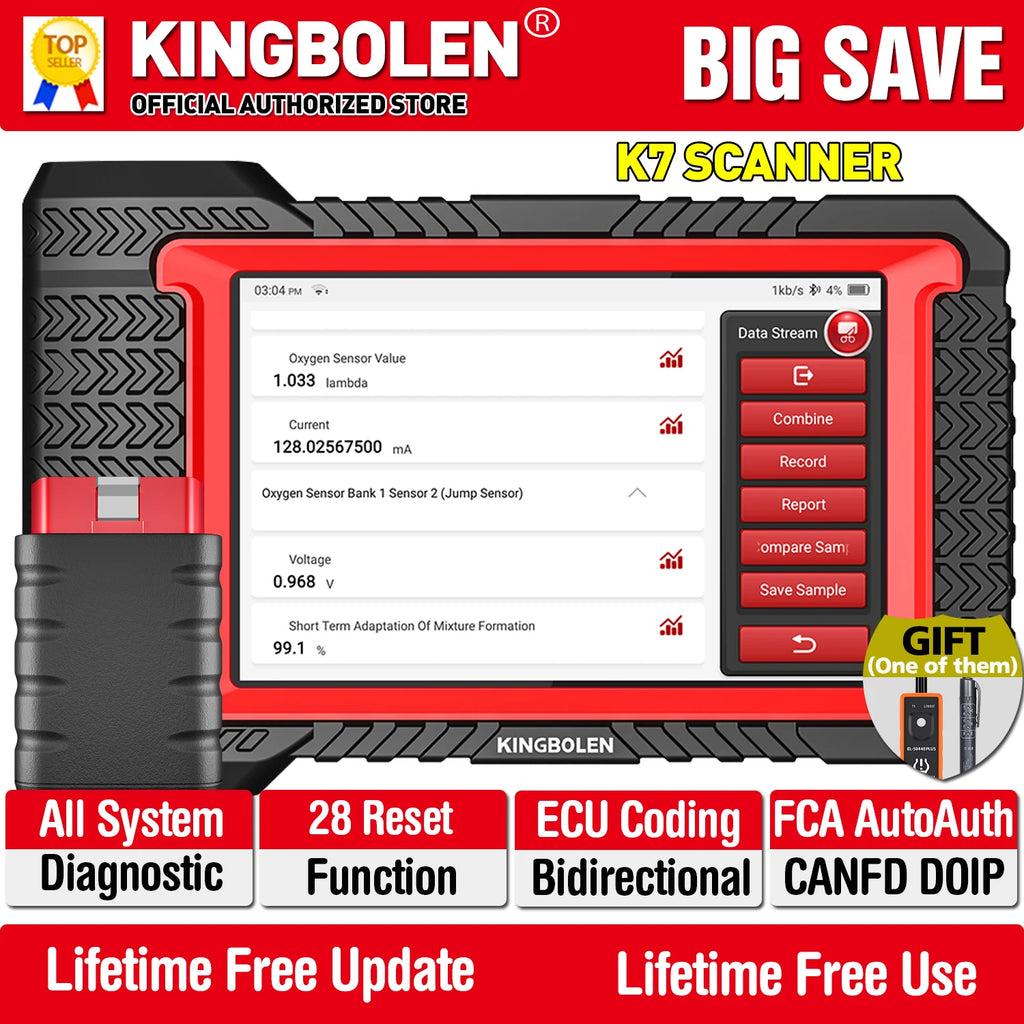 [Lifetime Free Update] OBD2 Scanner ECU Coding Bidirectional 28 Reset ALL System Diagnostic Tool PK THINKSCAN MAX 2