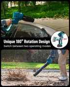 3 in 1 Cordless Weed Wacker Grass Eater 12"Lawn Mower 5-Speed for Yard