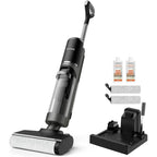 M3 Cordless Wet Dry Vacuum Cleaner All-in-One for Hard Floors Lightweight Floor Cleaner in Grey with Edge Cleaning Self-