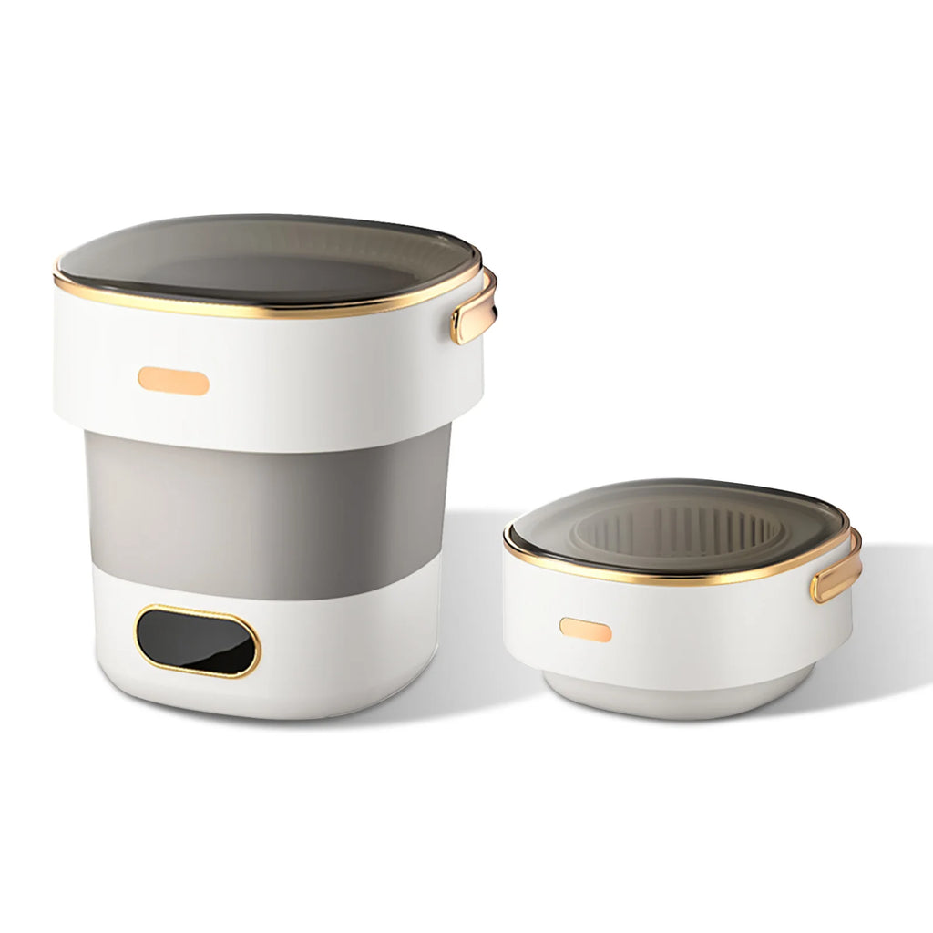 Portable Washing Machine With Spin Dryer, Fully Automatic 13L Folding Mini Washing Machine