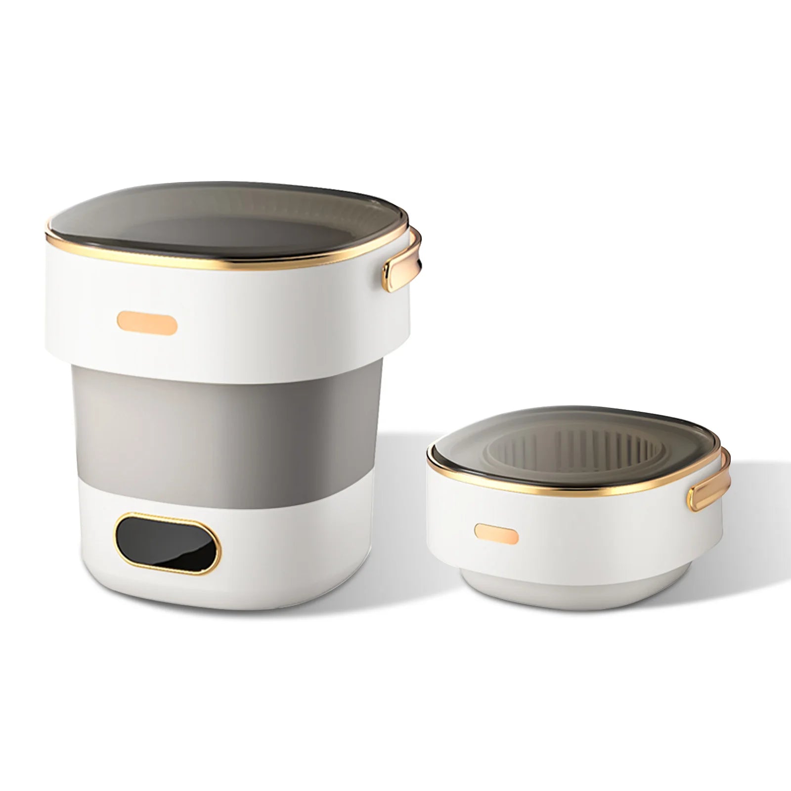 Portable Washing Machine With Spin Dryer, Fully Automatic 13L Folding Mini Washing Machine