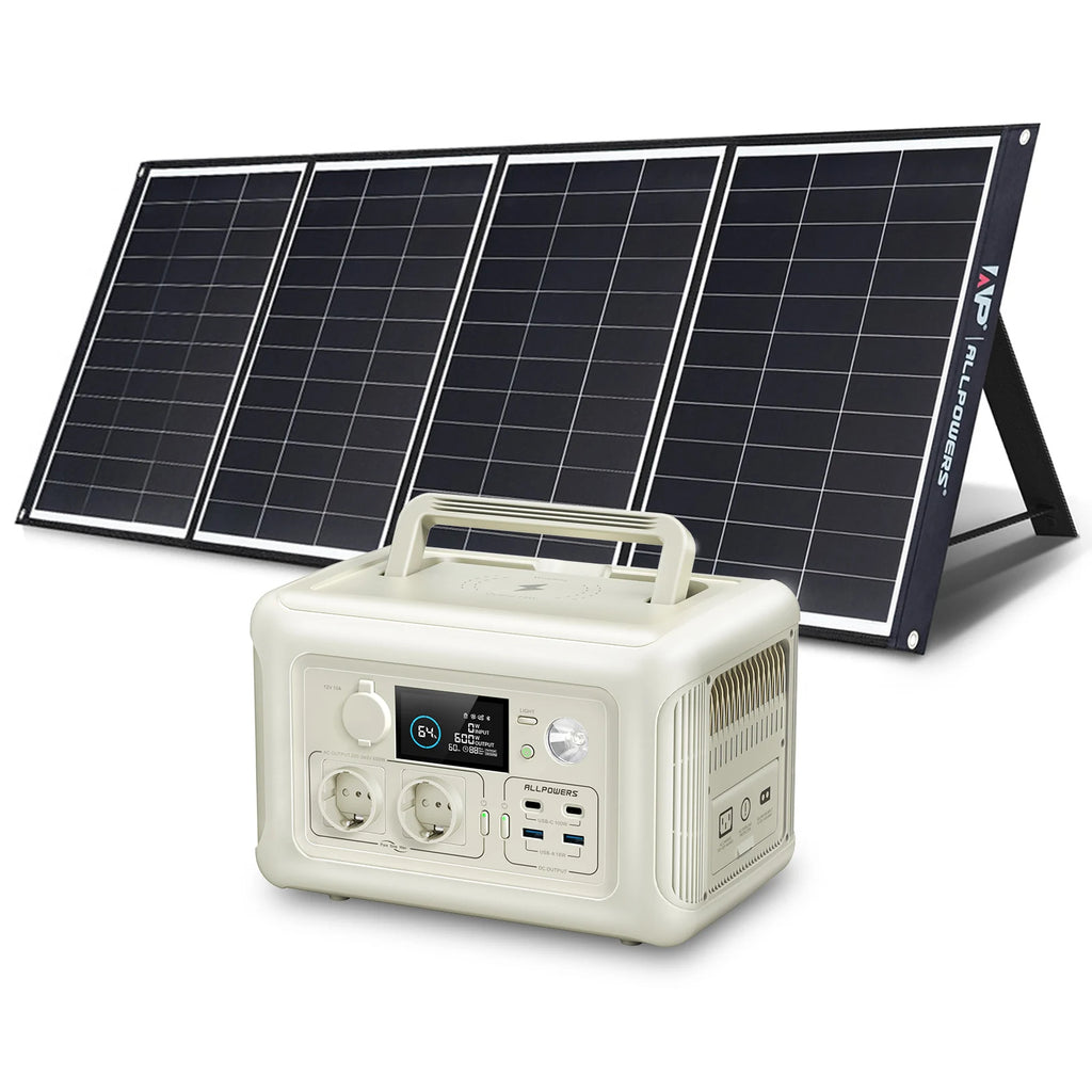 ALLPOWERS R600 Portable Power Station with Portable SolarPanel (option)