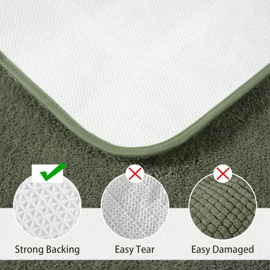 Toilet Mat ,U Shaped 20x20 and 34x20 Bath Rugs