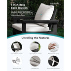 6-Piece Sectional Outdoor Furniture Set, All Weather