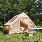 Inflatable Tent With Skylight, Pump, 4-6 Person Outdoor Family Luxury Tent