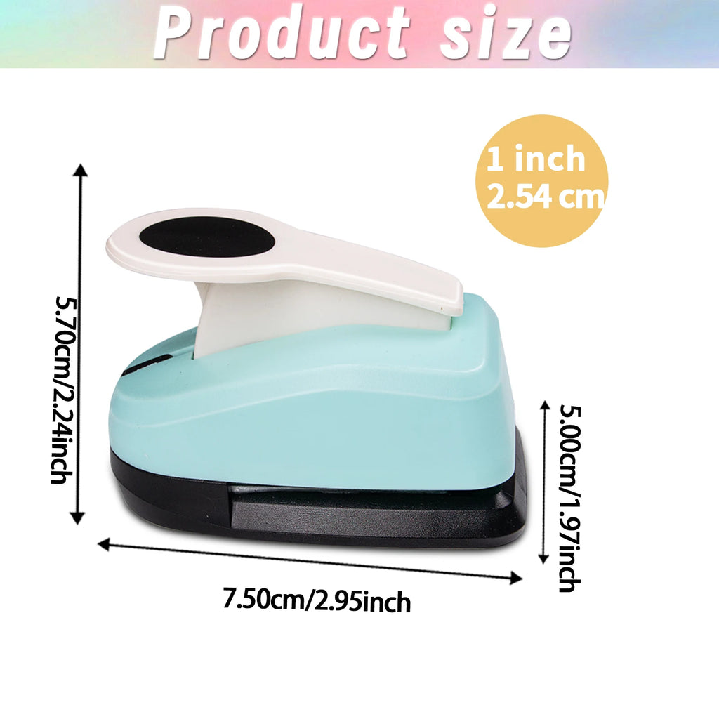 Circle Paper Hole Puncher Tool Set  2 1 inch 50mm 38mm 35mm 28mm 25mm 18mm 16mm 9mm