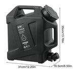 10/11/12L Drinking Water Container with Spigot Leakproof
