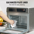 Air Fryer Toaster Oven 25L Convection Oven 1700W Stainless Steel Countertop Combo with Grill for Kitchen