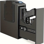 Biometric Slider Handgun Gun Safe for Nightstand, Desk, Bed Side, Truck