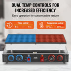 SucceBuy 50Pcs Mini Dutch Pancake Maker Dorayaki Baker Machine Commercial Non-stick Waffle Maker Dual Temp & Time Control