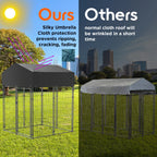 Luxury Outdoor Dog Kennel with Roof