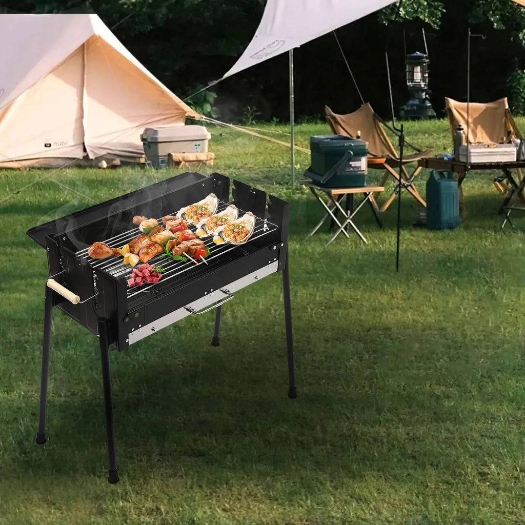 Stainless Steel Folding Portable BBQ